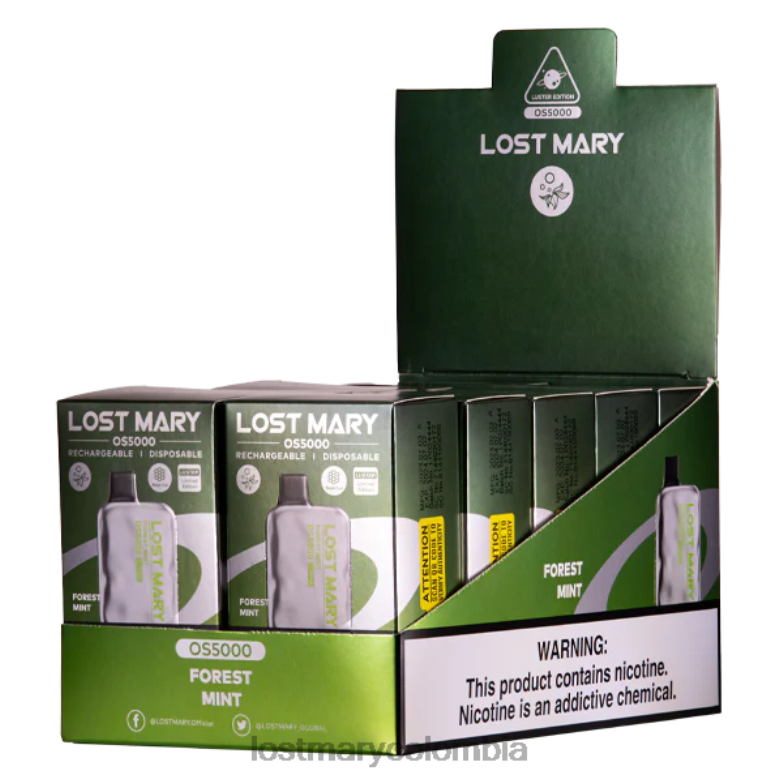 LOST MARY Vape Flavors - perdió el brillo de mary os5000 menta del bosque 8DLD229
